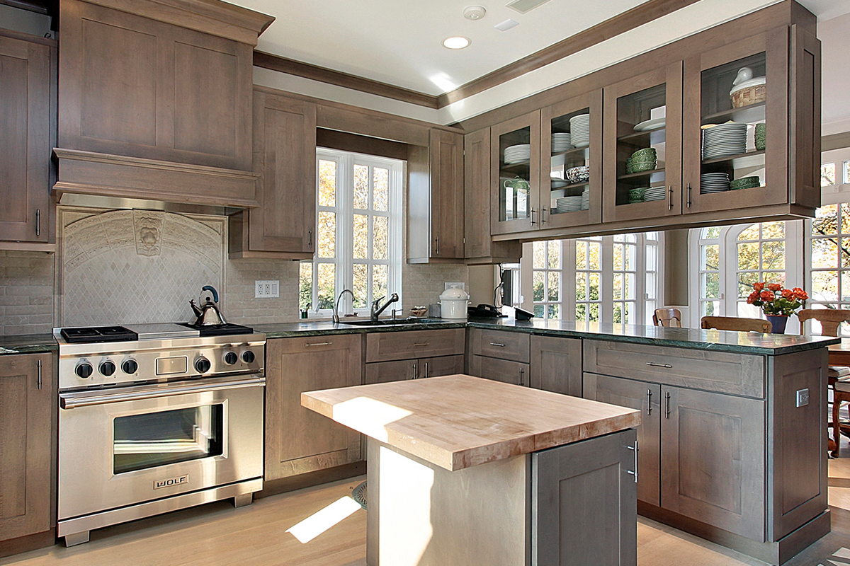 modern kitchen with electric stove after Custom Kitchen Design In Scottsdale, Paradise Valley, Surprise, AZ, Peoria, AZ, Glendale, AZ, and the Surrounding Areas